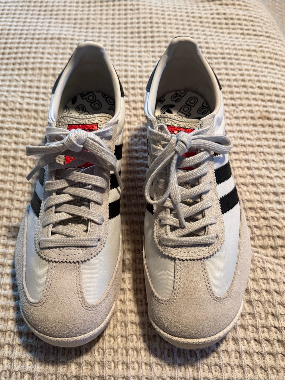 Mens adidas SL 72 RS Athletic Shoe - White / Core Black / Grey - Picture 2 of 4